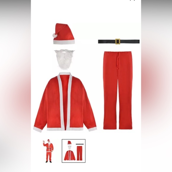 New in the package Santa Suit.  One size - Picture 4 of 4